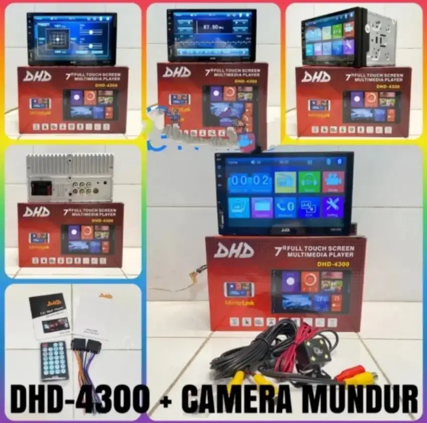 Head unit DHD 4300 + Kamera mundur