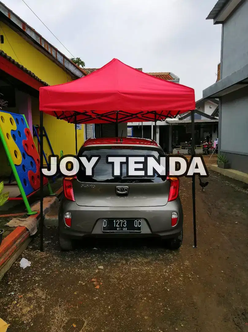 Gudang tenda portable/lipat, kain atap, dan dinding tenda