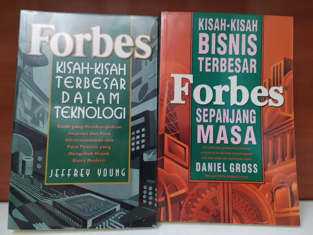 Paket 4 buku: FORBES Kisah2 Terbesar &amp; RICH DAD POOR DAD