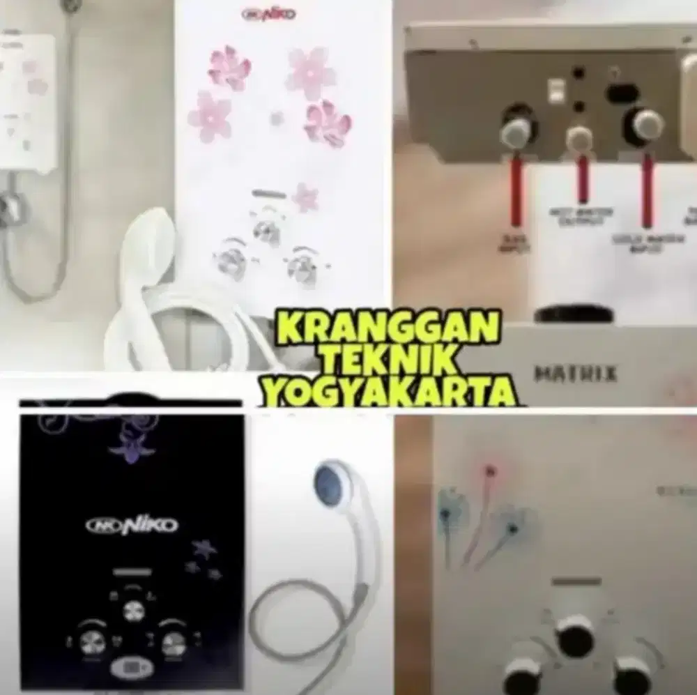(KRANGGAN TEKNIK)water heater gas shower utk mandi dengan air panas
