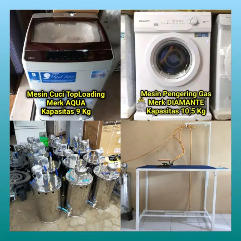 MESIN LAUNDRY, PAKET USAHA LAUNDRY