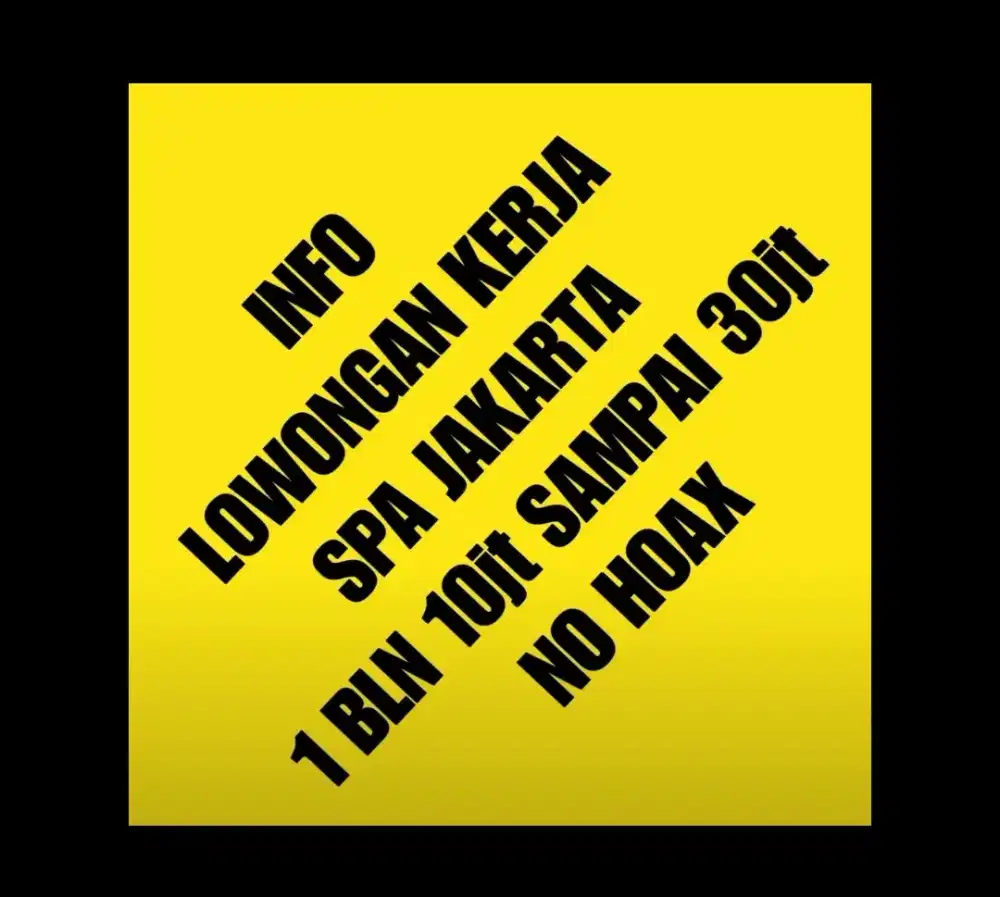 LOWONGAN KERJA SPA DAN KARAOKE JAKARTA BURUAN GABUNG