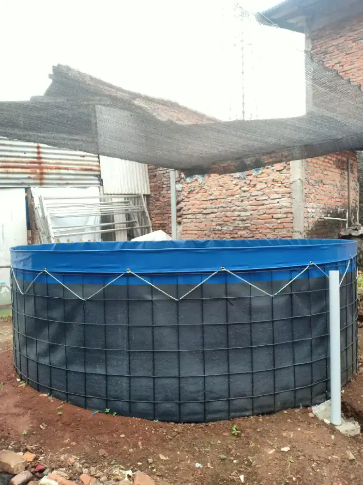 Kolam Terpal Bundar Bioflok Orchid