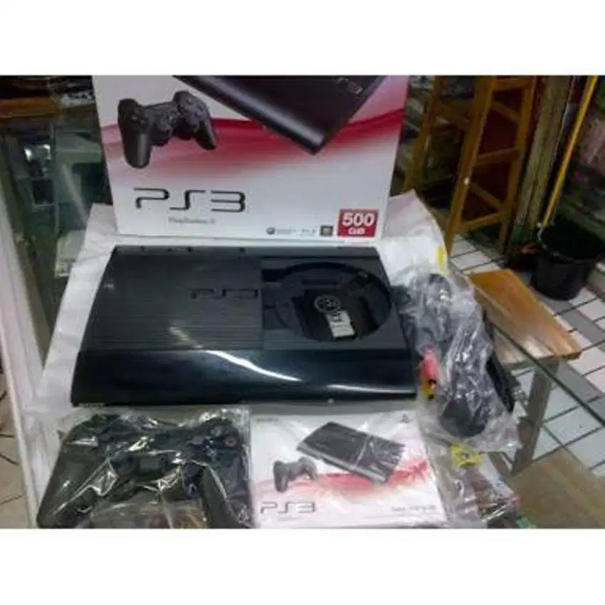 PROMO Hemat Playstation3 / Ps3 super slim 250gb+bonus game+ 2 stik