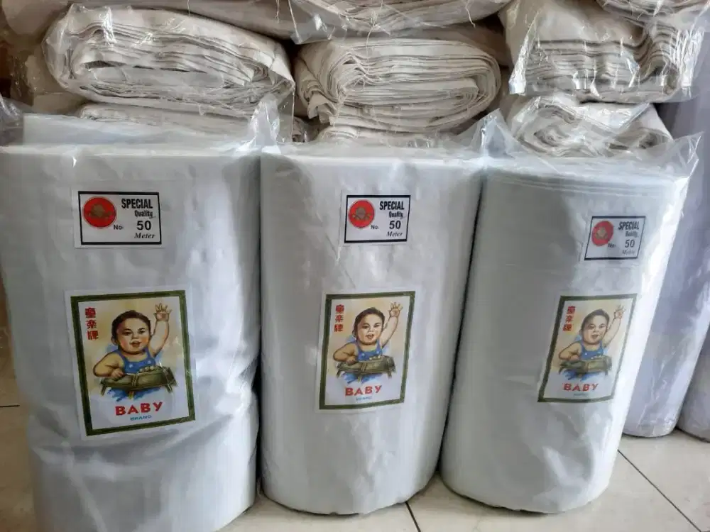 Kain Mori. Kaci. Kantung Saku, Lapis Furing. MOORI KACI BABY BRAND