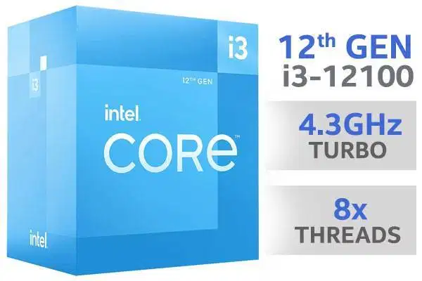 Processor Intel Core i3 12100 BOX SOCKET 1700 GARANSI 3TAHUN