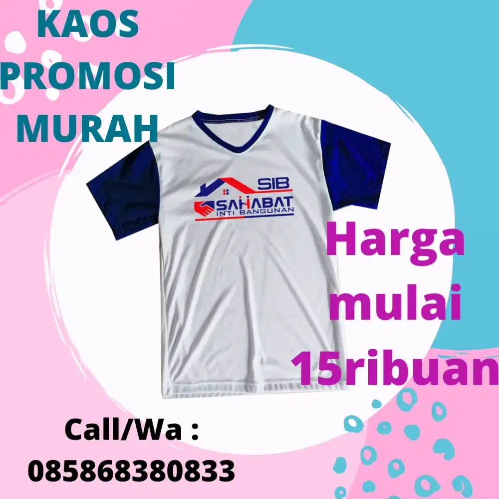 Kaos Promosi, Kaos Murah Bahan hyger