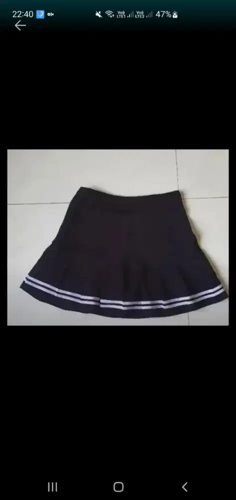 Dijual Rok size M warna.hitam.bagus