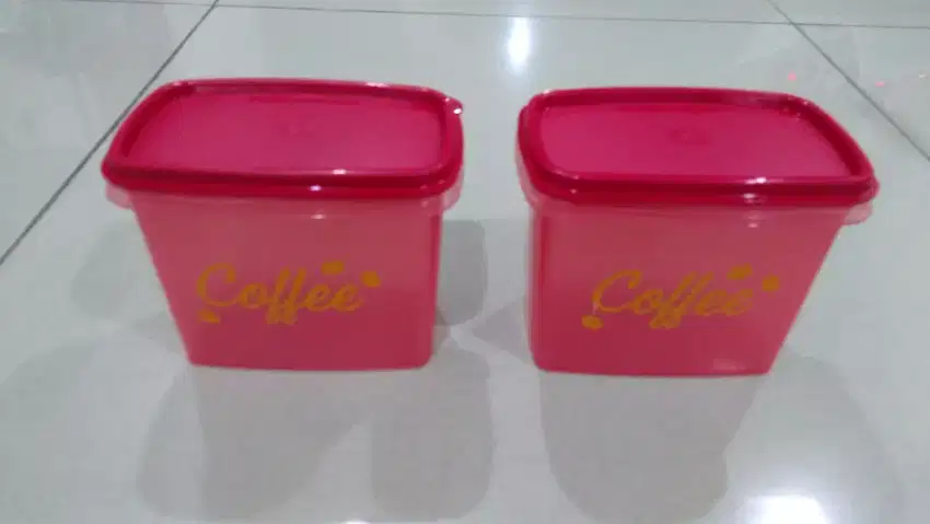 Tupperw@re Kotak Gula/Kopi dengan sendok