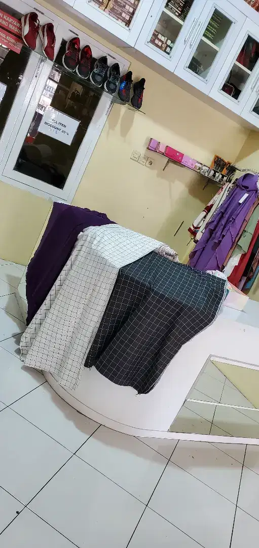 Bahan / kain catton , jersy , satin dll , borongan lebih murah