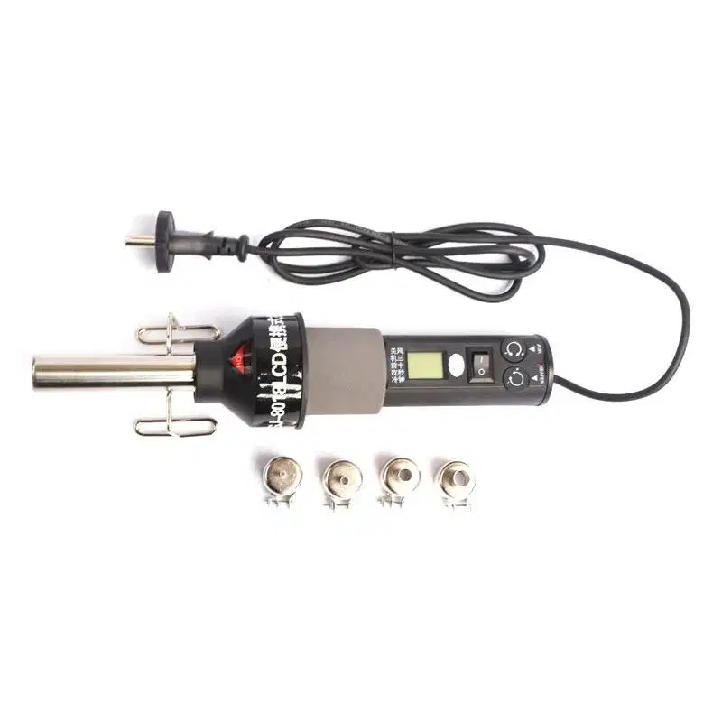 gongjue heat gun mesin pemanas elektronik dengan display 220v 450w