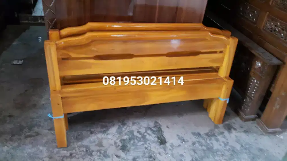 Dipan / Keranjang Tempat Tidur Single Bed Lebar 120