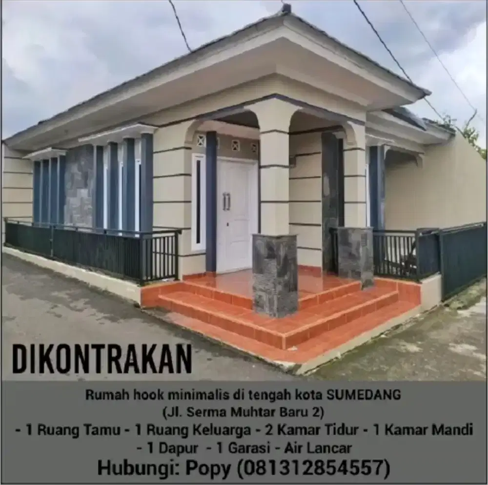 Dikontrakan Rumah Hook Di Pusat Kota Sumedang