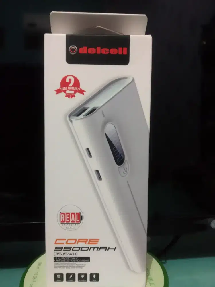 Dellcel Core Powerbank 9500 mah Putih