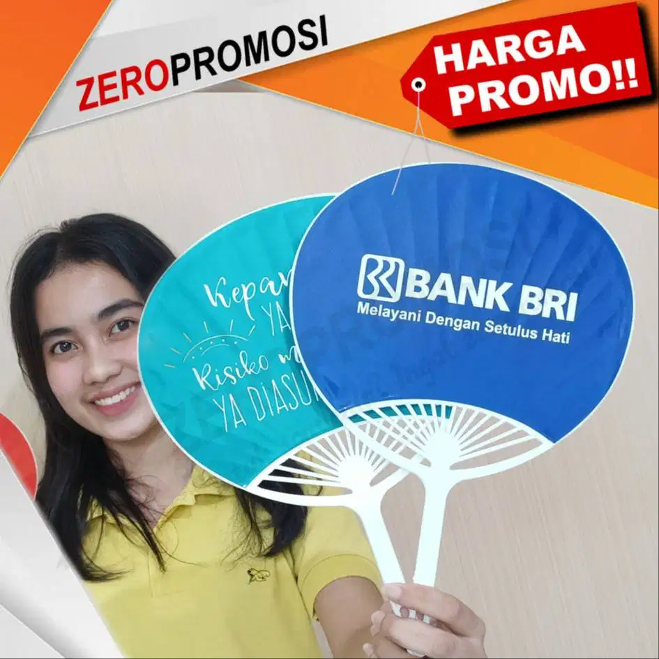 Souvenir Kipas kerang - kipas stiker