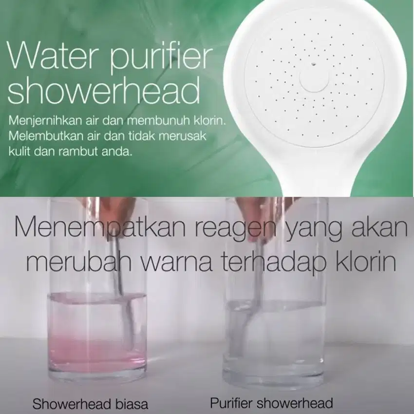 SAN-EI (Japan) Water Purifier Hand Shower Set+Bonus Cartride 3pcs Baru