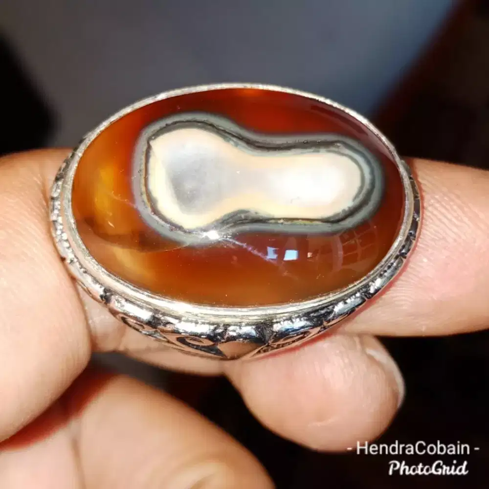 Natural Yaman Madu Gambar Mr Pi Antik