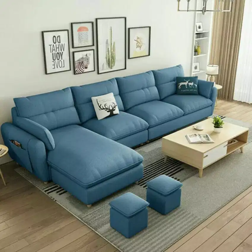 Sofa L Dakron 4 seater Luxury