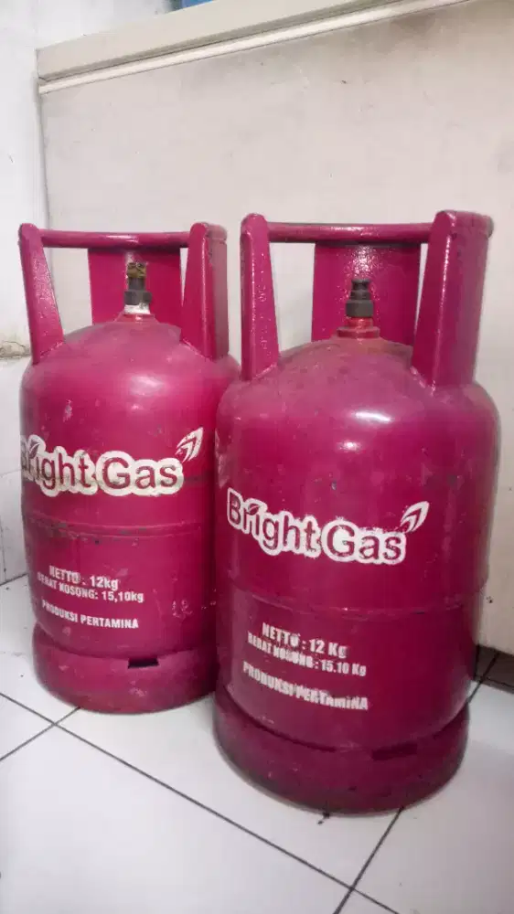 TABUNG BRIGHT GAS 12 KG. KOSONG.