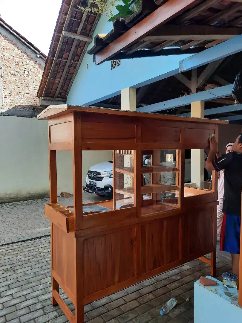 Gerobak Bakso Mie Ayam 2 Tungku Sidoarjo Free Ongkir