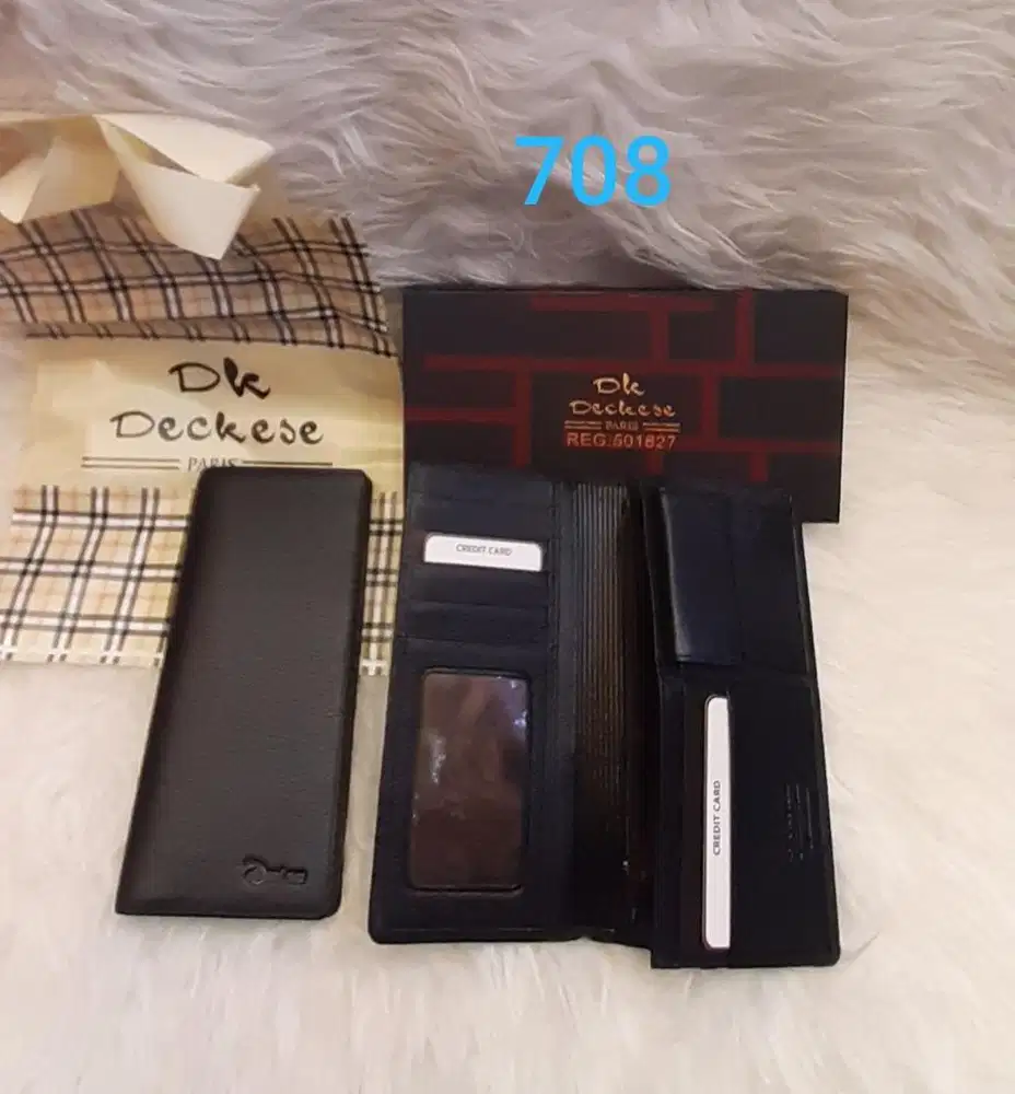 Dompet merek deckese import ori kulit asli