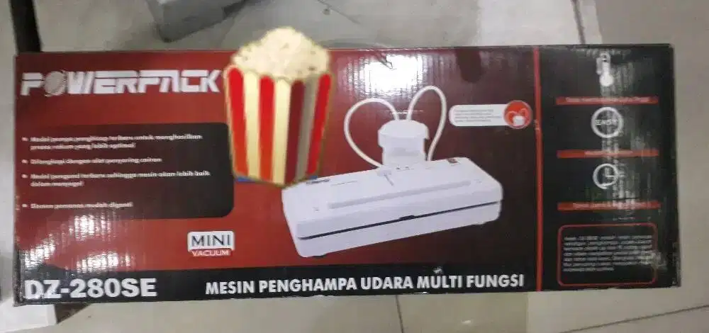 Vacuum Sealer Perekat Penyedot Udara Dalam Plastik PowerPack DZ280