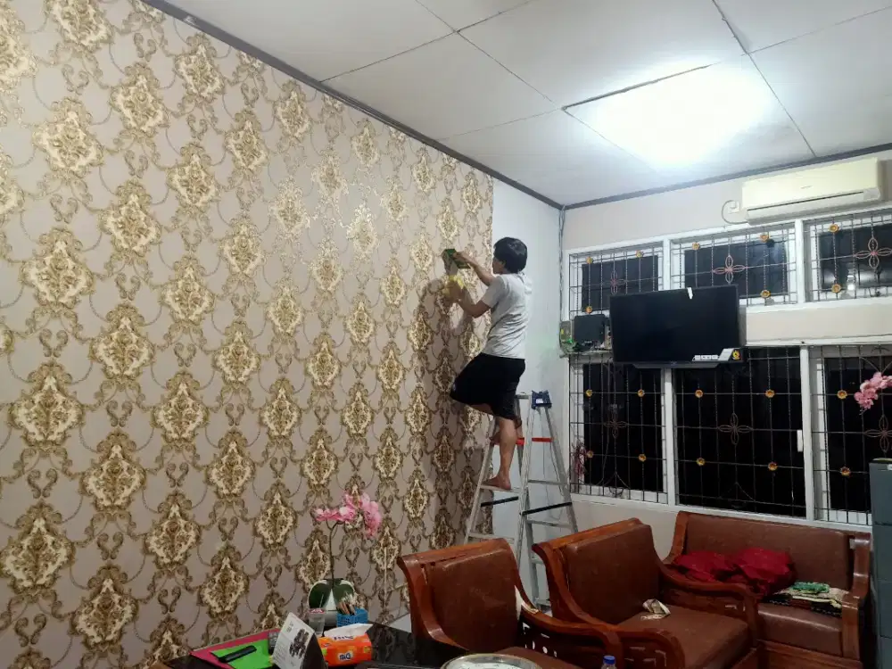 Jasa pasang wallpaper dinding