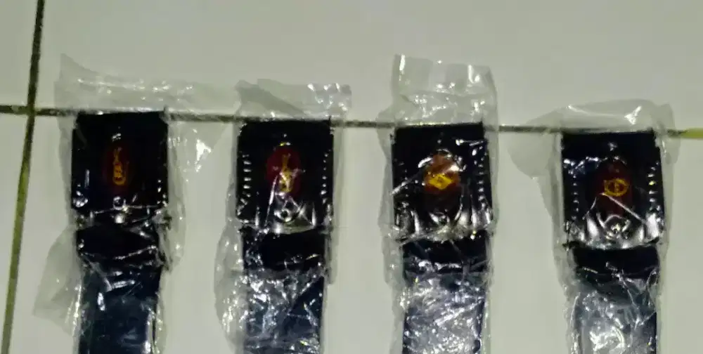 Ikat Pinggang Pria Model Jepit, Kulit Sintesis, Black Colour