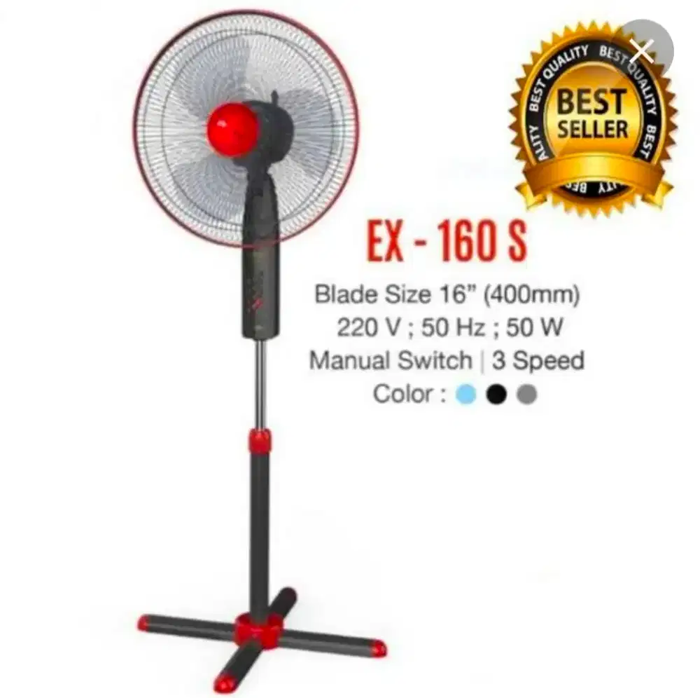 KIPAS BERDIRI MASPION 16 INCI KAKI SILANG 160S