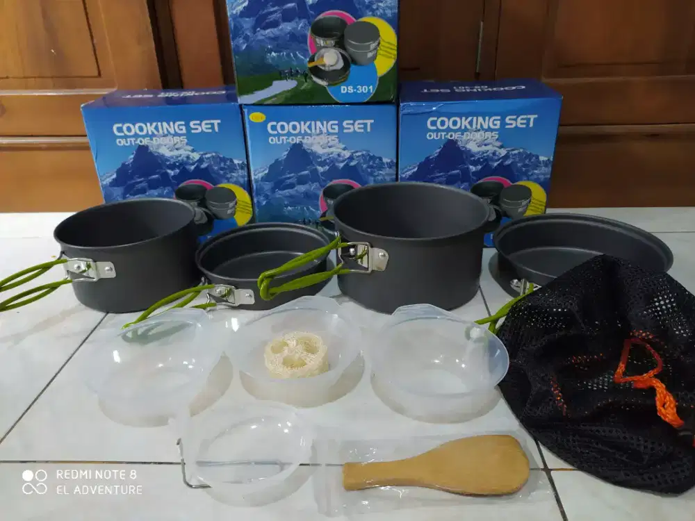 COD Cooking Set DS-301 Nesting DS301 ,  Panci outdoor