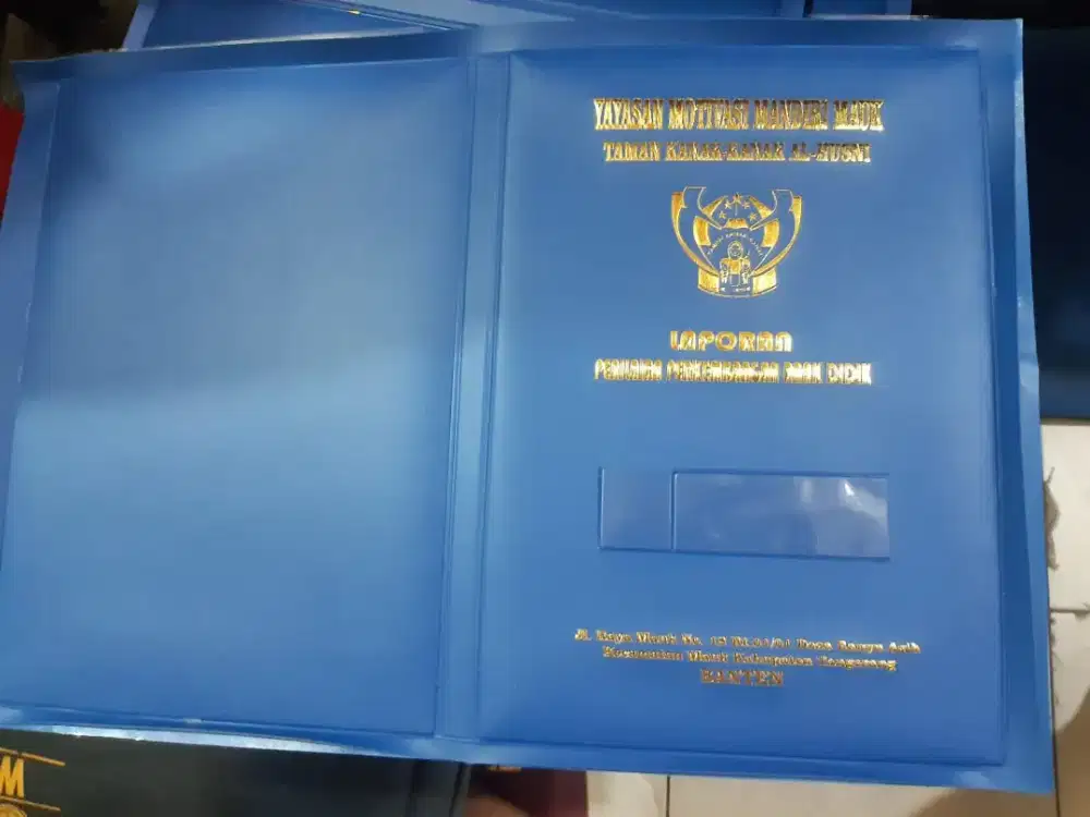 Sampul Ijazah/Sertifikat/Piagam ,dll. BAHAN ASE
