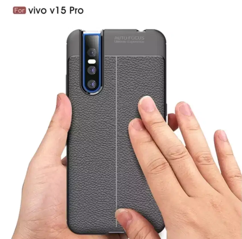 Case Vivo V15 Pro Autofocus Motif Kulit Jeruk