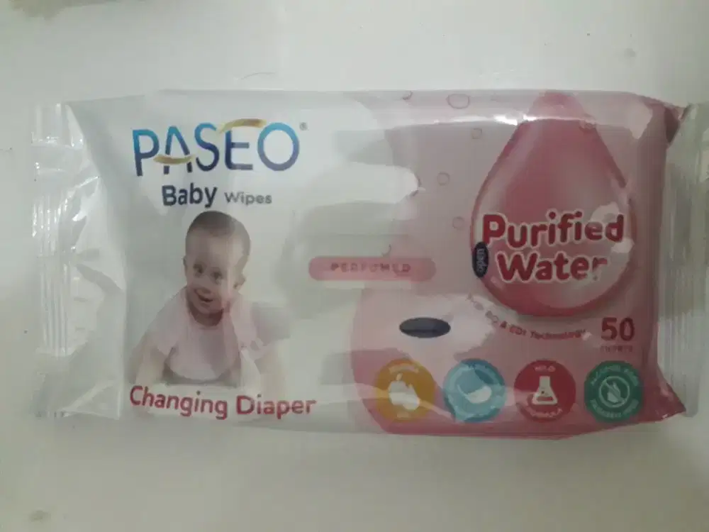 Tisu basah paseo isi 50 lembar beli 1 gratis 1 Rp 12.000