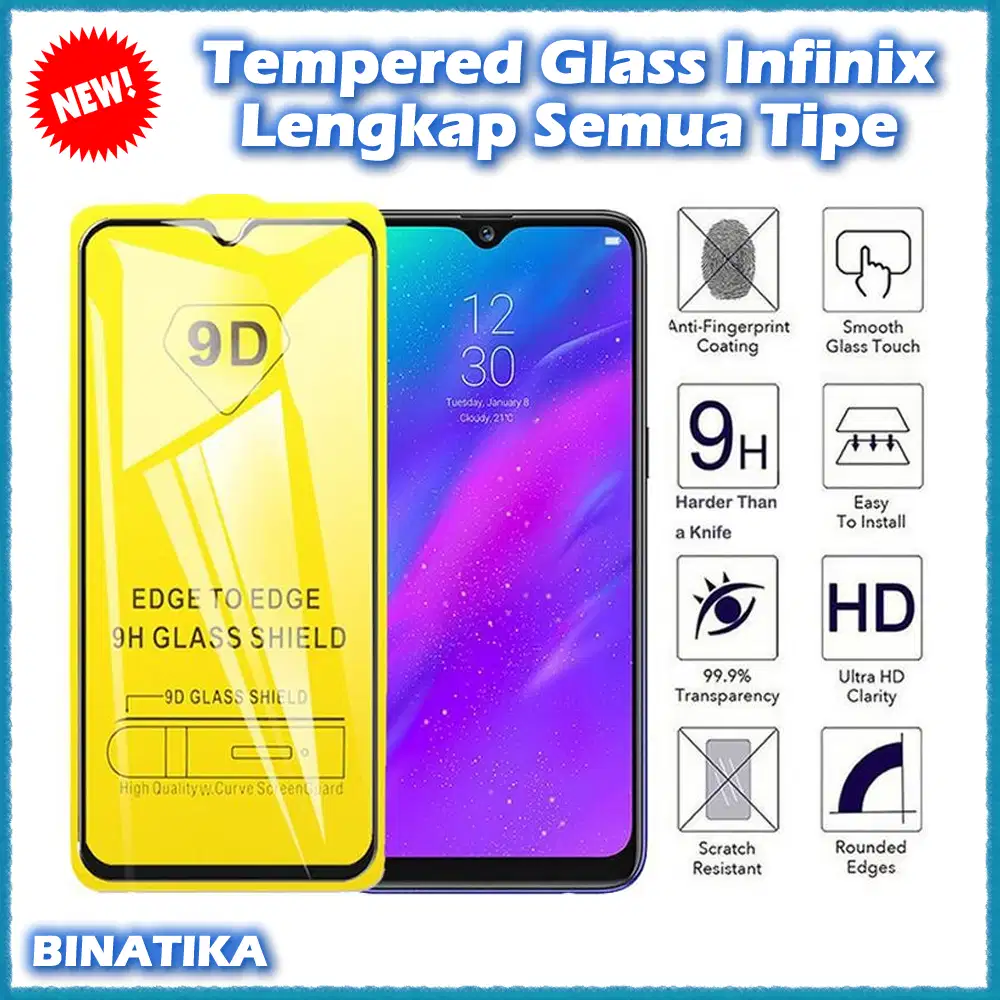 ALL TYPE TEMPERED GLASS Infinix Xiaomi Redmi Samsung Vivo Oppo Realme