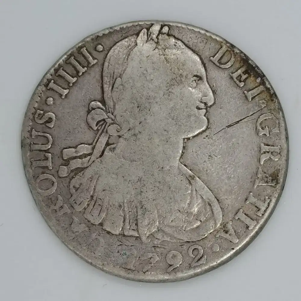 Koin HISPAN - CAROLUS IIII 1792, 8 Reales