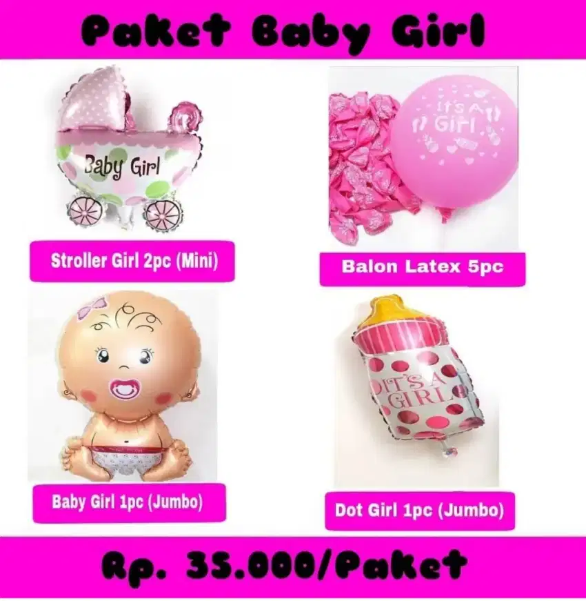 Paket murah baby girl & boy