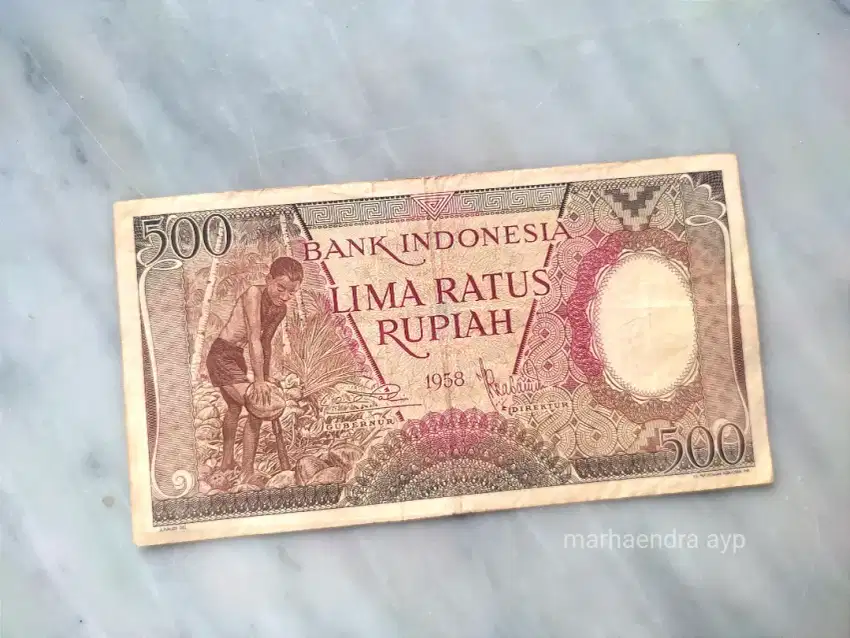 seri pekerja th 1958, pecahan 500