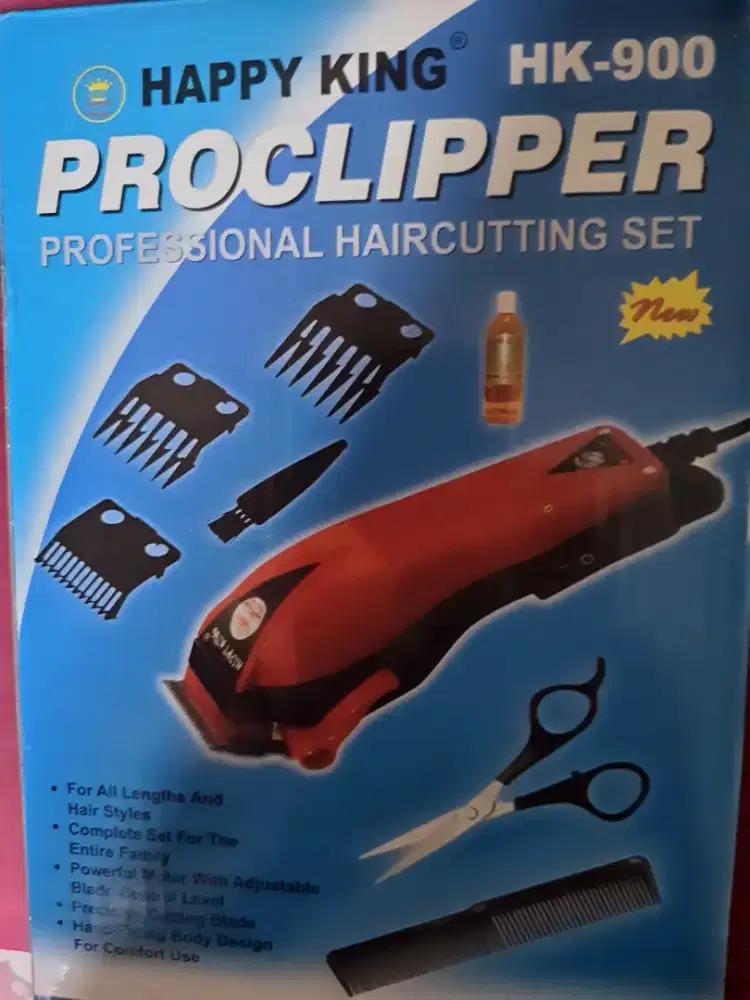 PROCLIPPER ,Professional haircutting set warna putih