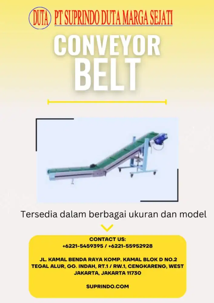 Belt Conveyor di Indonesia OLX Murah Dengan Harga Terbaik OLX.co.id