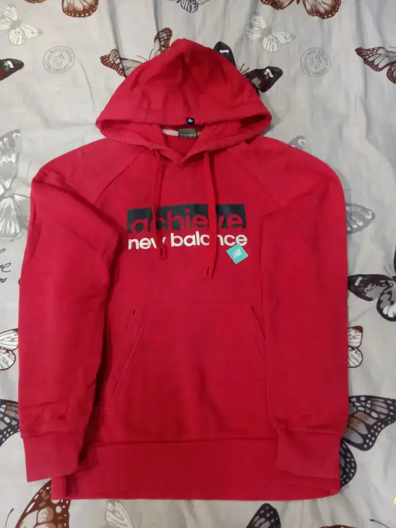 Hoodie new balance dan varsity feltics original branded