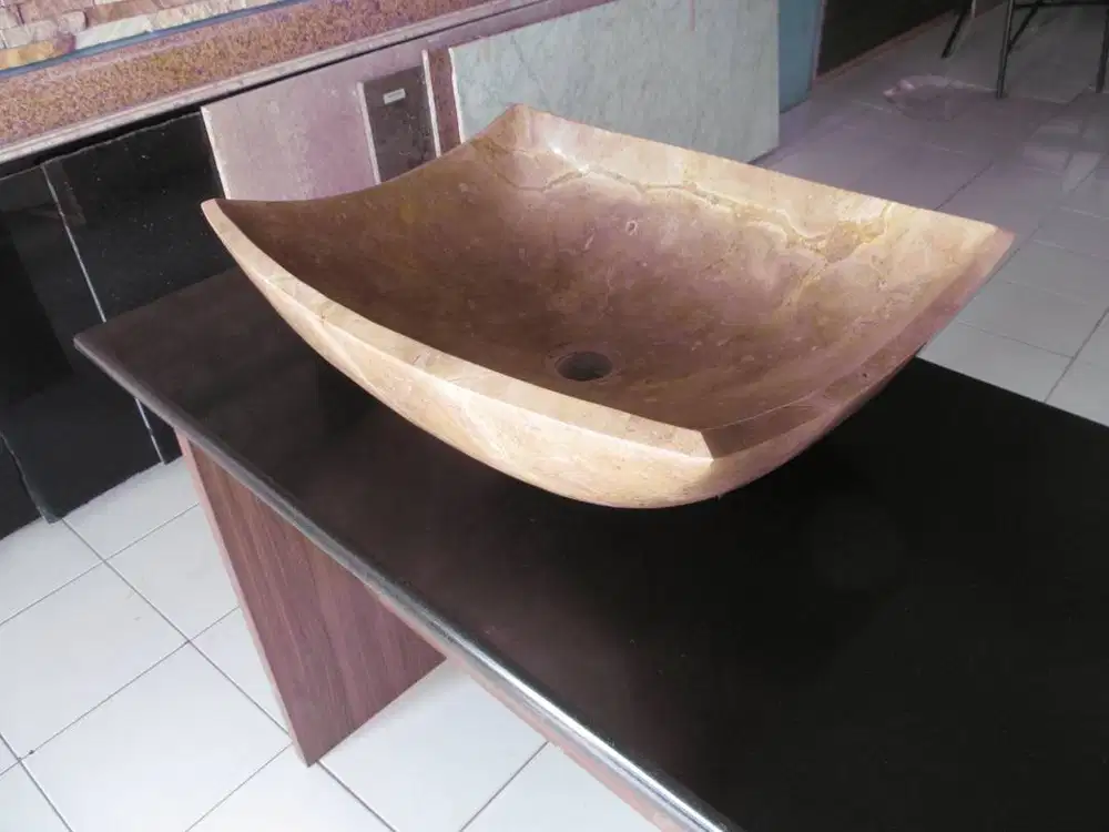 Wastafel Coklat Perahu