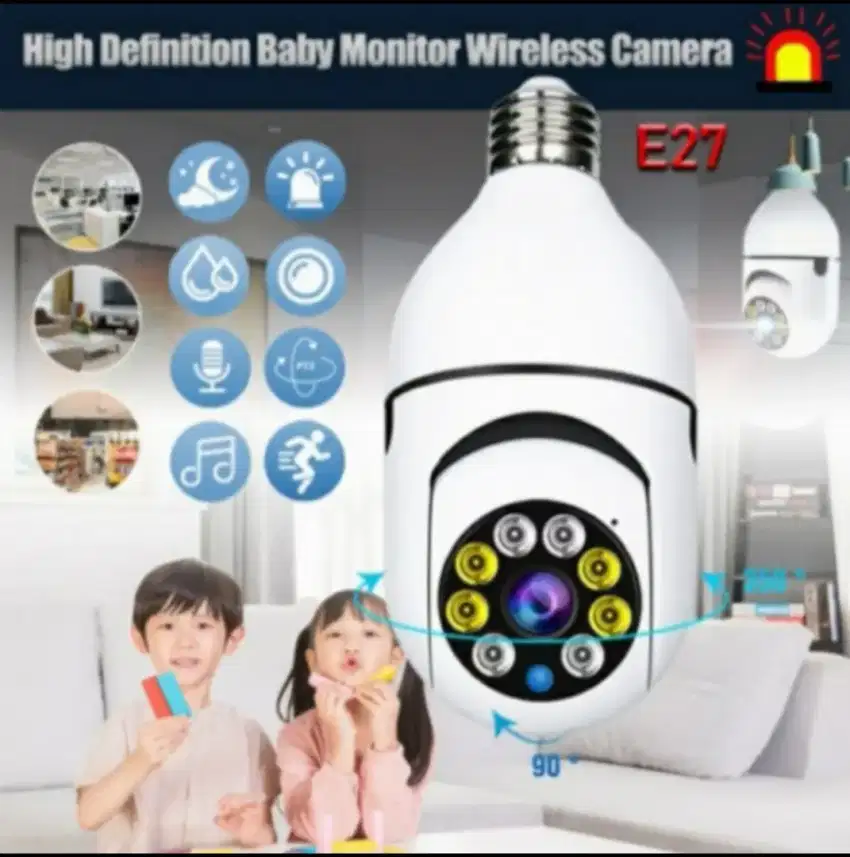 Cctv wifi IP cam 4IR auto tracking putar 8MP