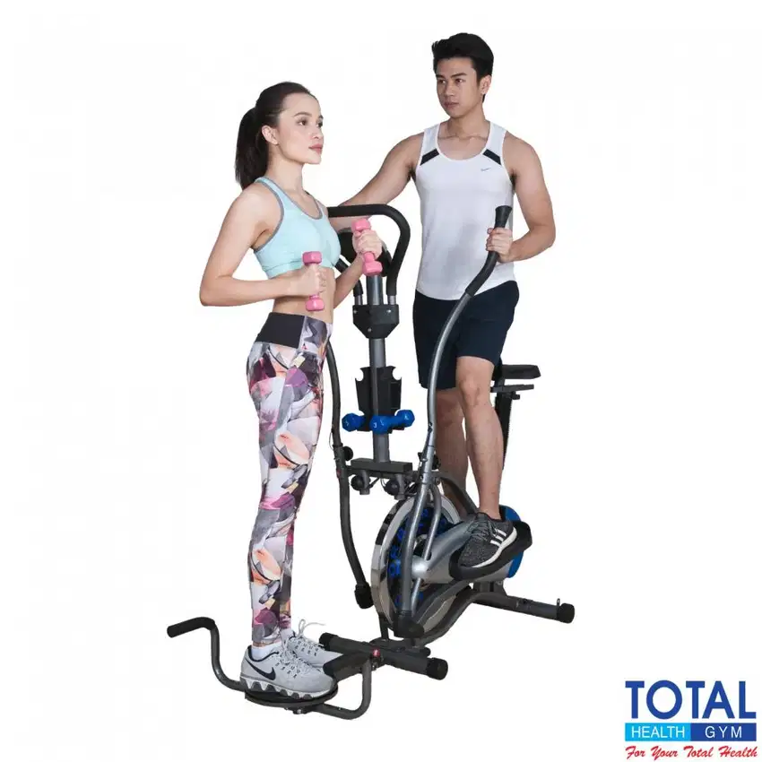 Orbitrack Alat Fitness Sepeda Statis Sepeda Olahraga 6 Fungsi Bisa COD