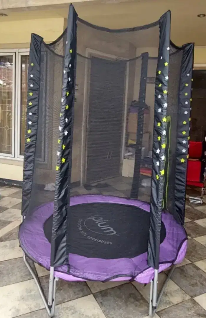 NET, NAWAR ga di BALAS Plum Trampoline 4.5ft Stardust preloved