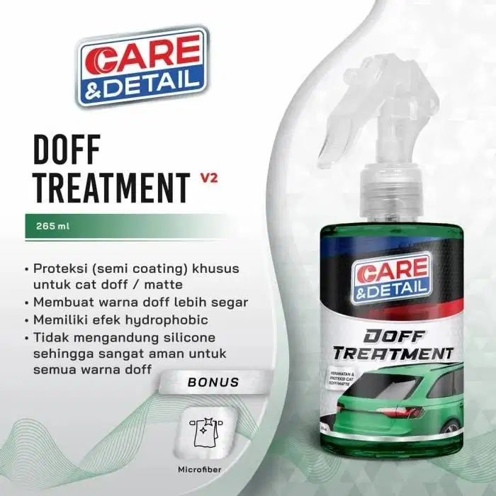 (Doff Treatment)Perawatan Cat & Pengkilap Doff Ultra Matte Mobil Motor