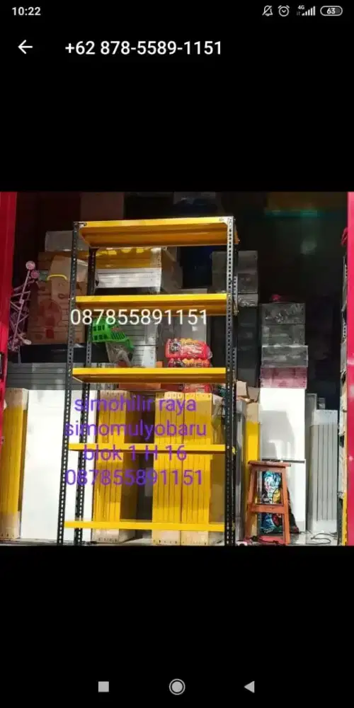 rak besi rak buku  ful besi serbaguna