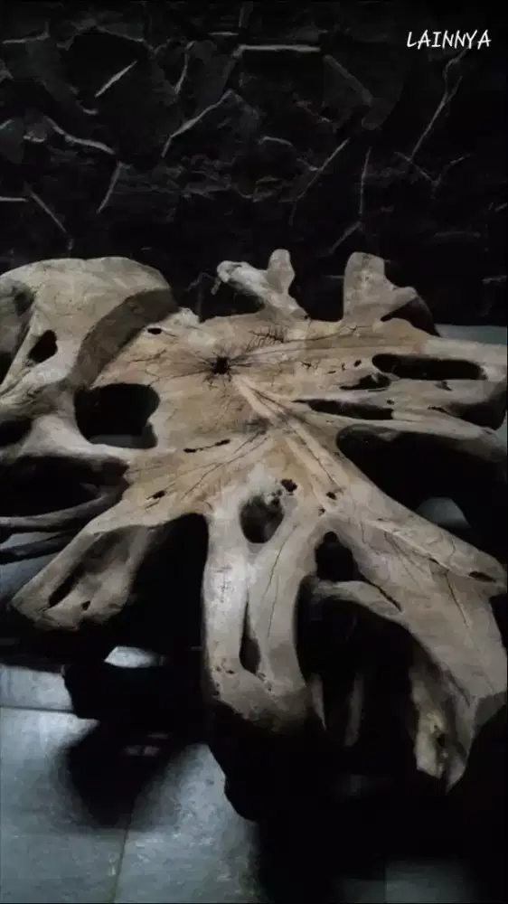 Jual Murah Meja Bonggol Jati Cepu Unik