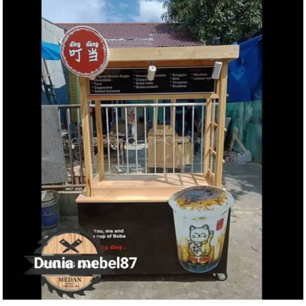 GEROBAK JUALAN | BOOTH  | JATI BELANDA MURAH