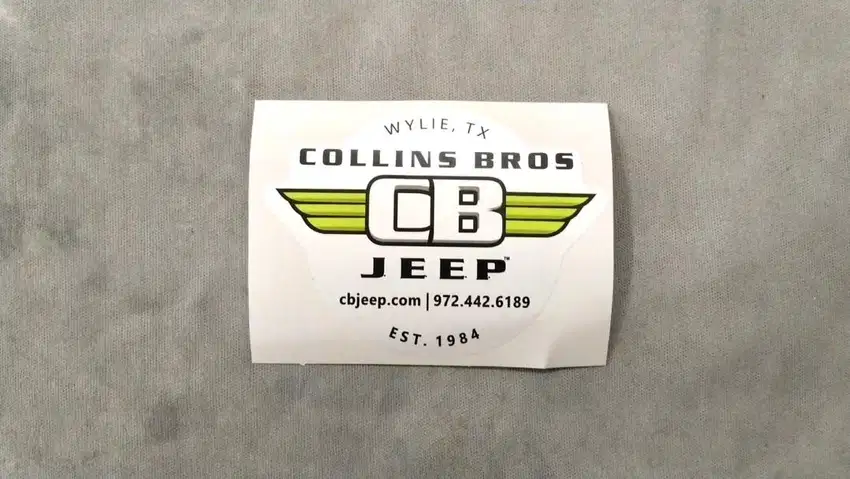 Sticker American Jeep - Collins Brother (USA)