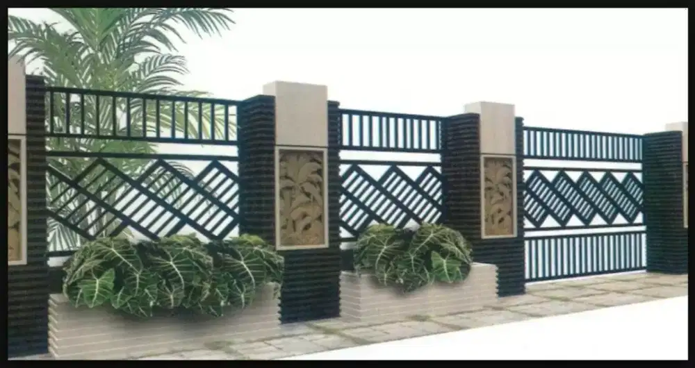 Pintu pagar dorong